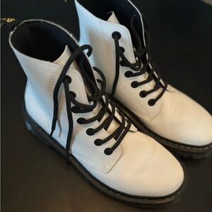 White Doc Martin Boots